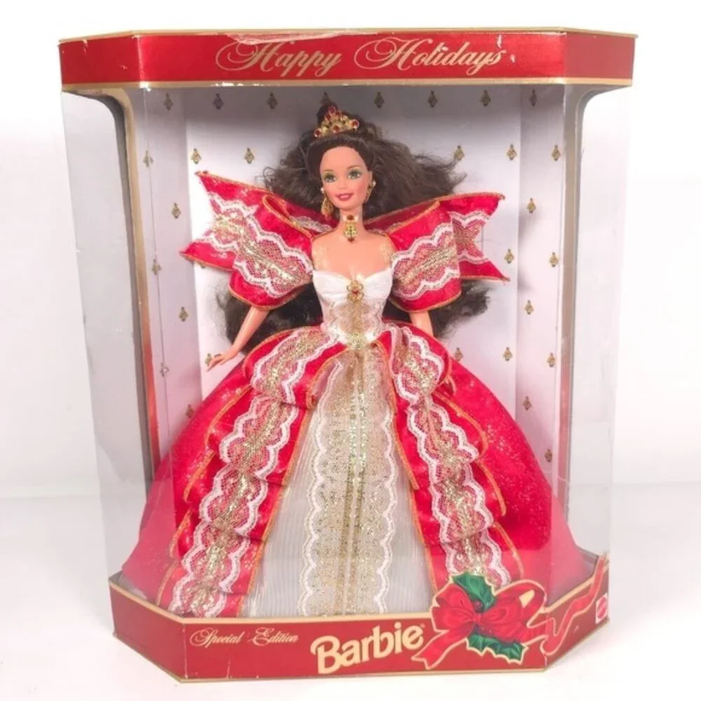 1997 Barbie Happy Holidays Doll Special Edition 10th Anniversary Hallmark‎ 17832